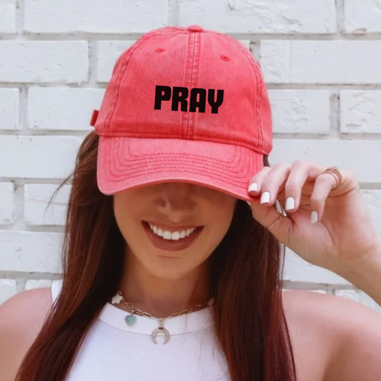 PRAY Vintage Hat | Christian Hat | Faith Hat | Faith Over Fear | Bible Verse Hat | Religious Gift | Gospel Hat | Christian Apparel