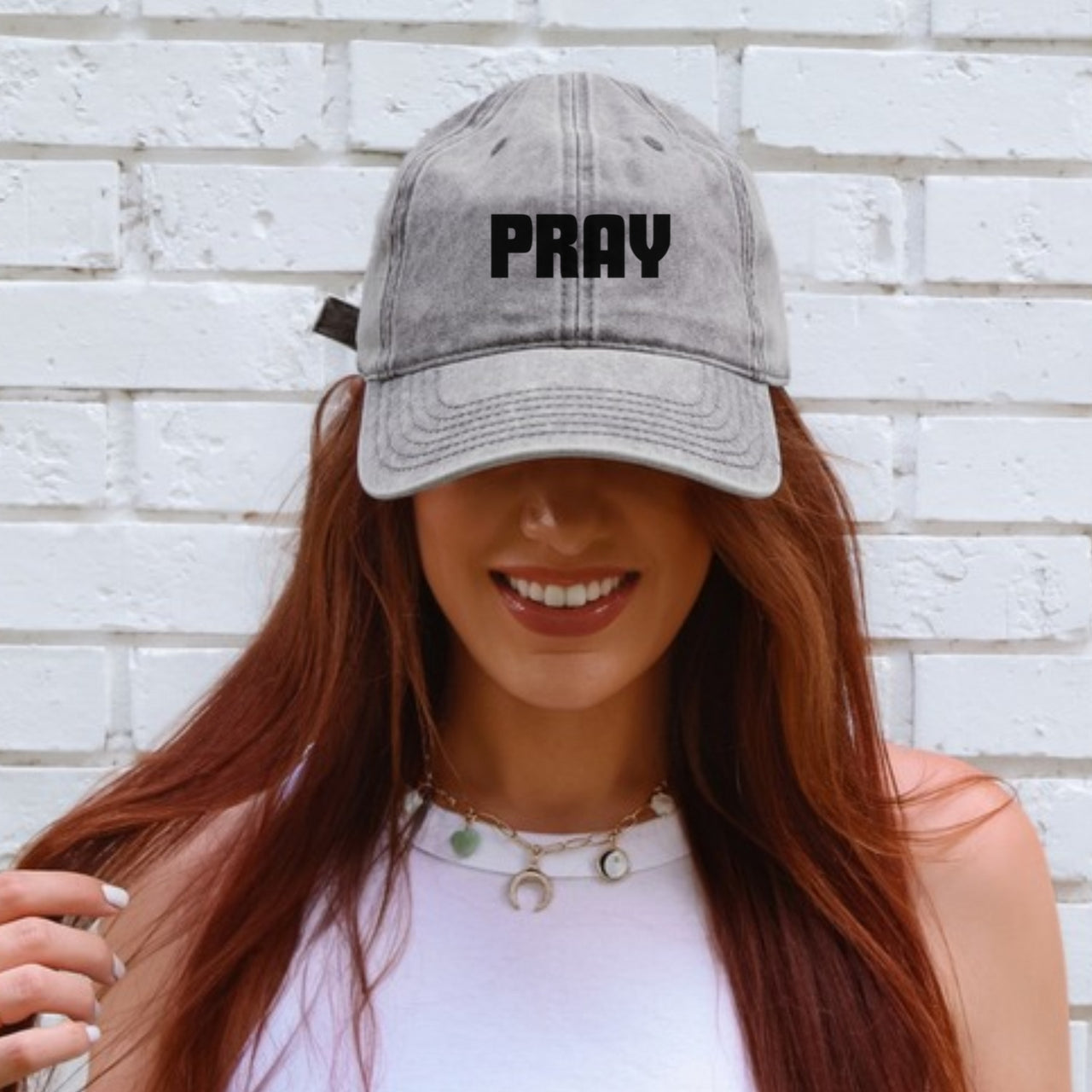 PRAY Vintage Hat | Christian Hat | Faith Hat | Faith Over Fear | Bible Verse Hat | Religious Gift | Gospel Hat | Christian Apparel