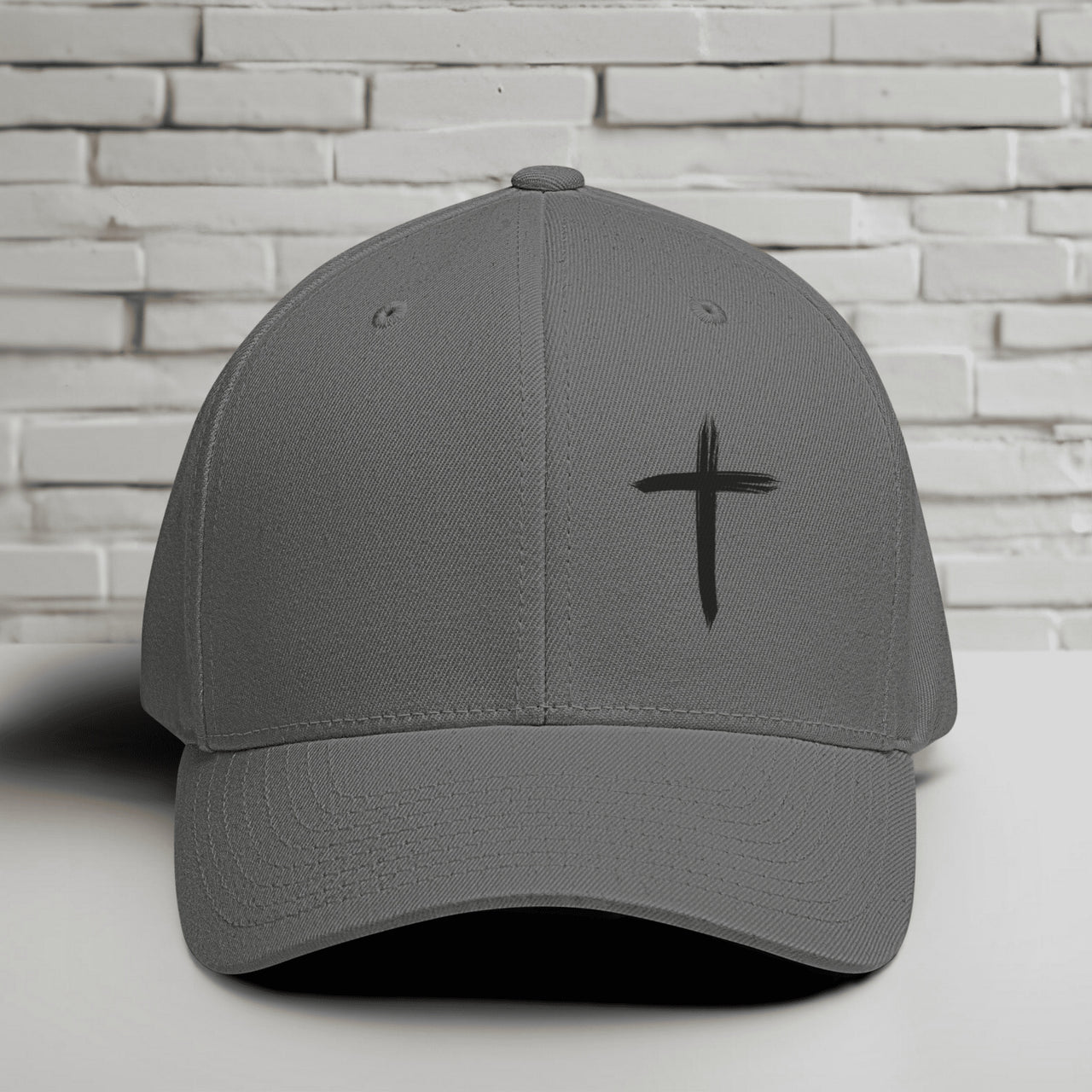 Black Cross Flexfit Hat
