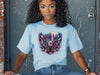 Eagle with Flag Unisex Relax Fit T-Shirt