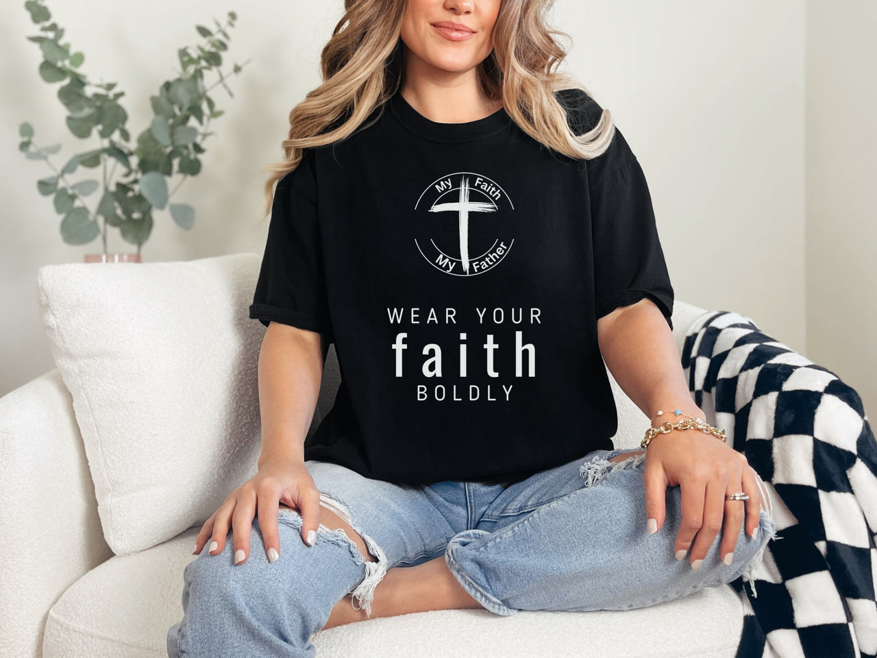 Wear Your Faith Boldly Unisex Relax Fit T-Shirt