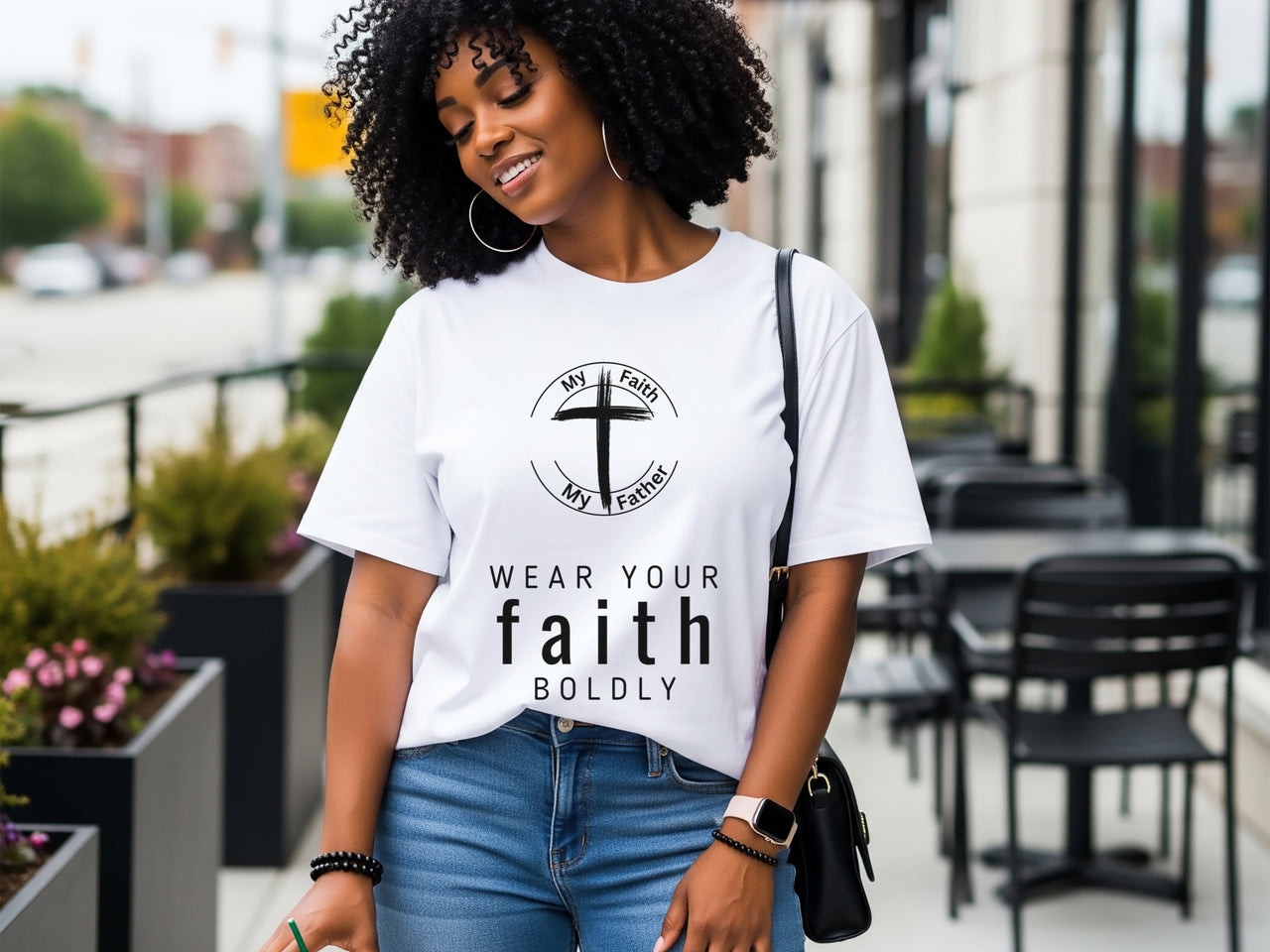 Wear Your Faith Boldly Unisex Relax Fit T-Shirt