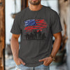 Land of the Free Unisex Garment-Dyed T-shirt