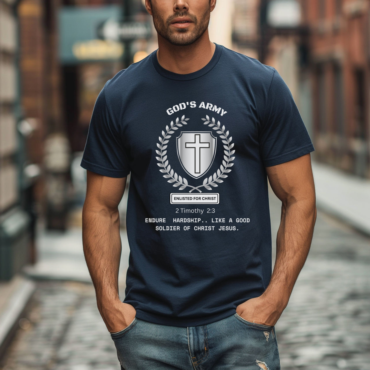 God's Army 2 Timothy 2:3 Unisex Relaxed Fit T-Shirt