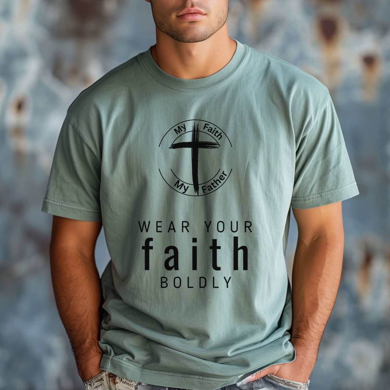 Wear Your Faith Boldly Unisex Relax Fit T-Shirt