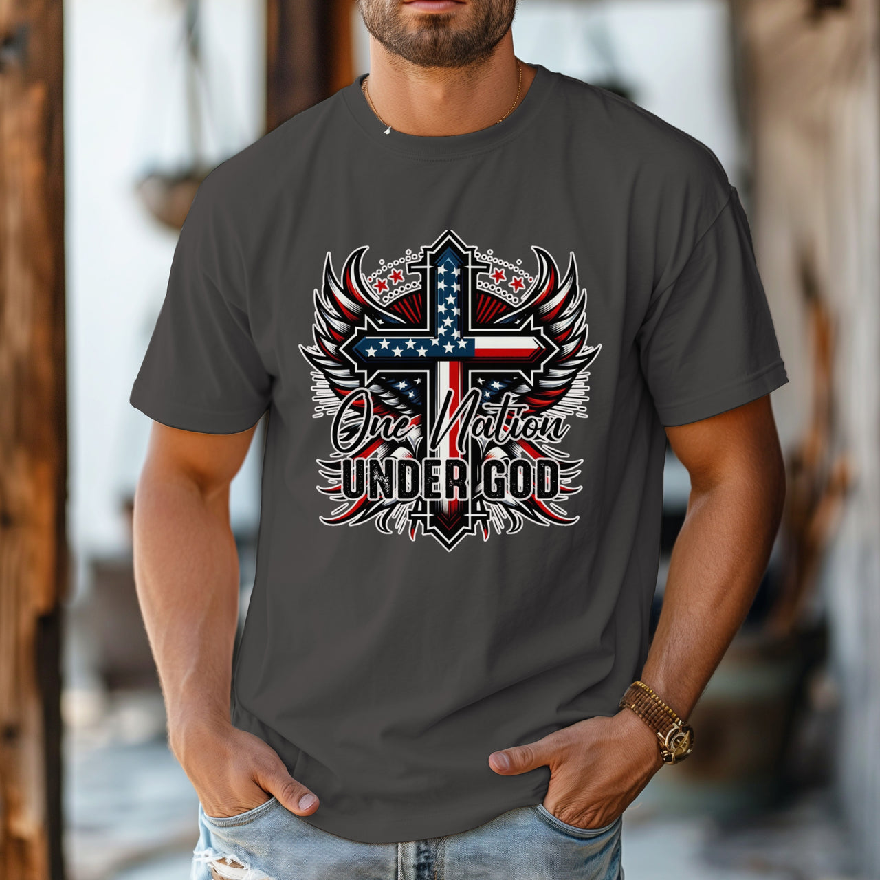 "One Nation Under God" Unisex T-Shirt