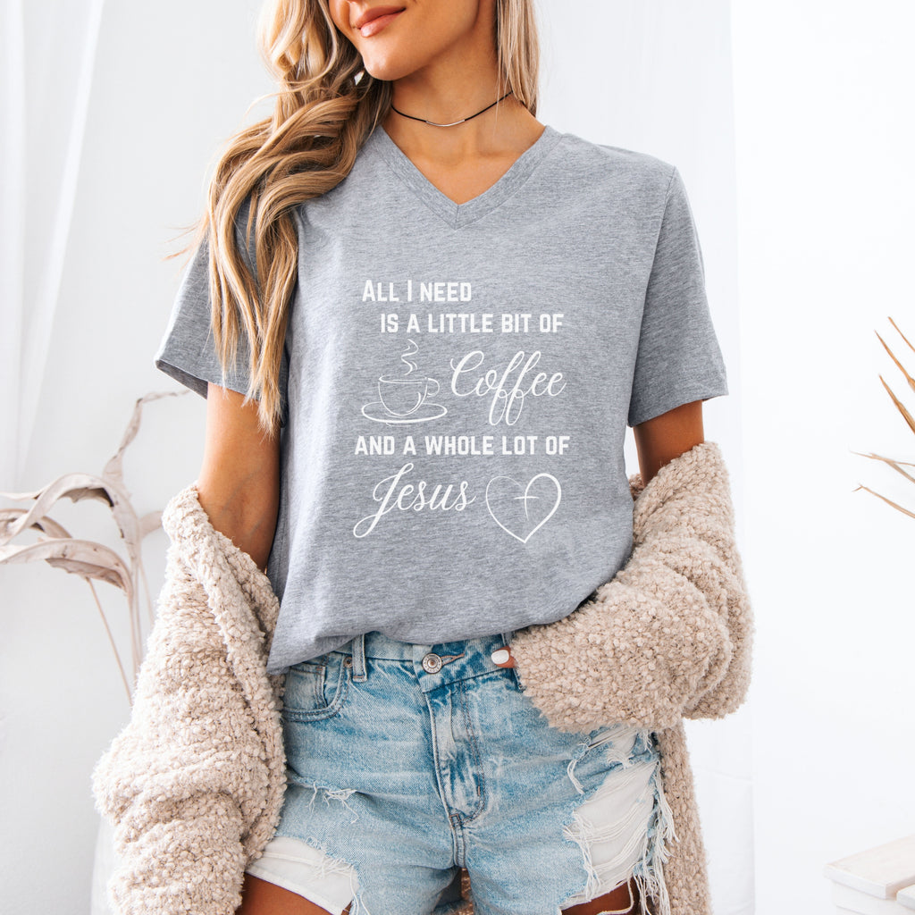 All I Need Unisex V-Neck T-Shirt