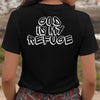 God is My Refuge Unisex V-Neck T-Shirt
