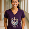 Woman of Faith Unisex V-Neck Short Sleeve T-Shirt