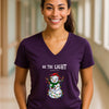 Be The Light Snowman Tee | Christmas Snowman with Holiday Lights