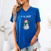 Be The Light Snowman Tee | Christmas Snowman with Holiday Lights