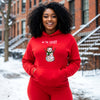 Be The Light Snowman Christmas Hoodie