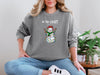 Be The Light Snowman Christmas Sweatshirt — Snowman with String Lights