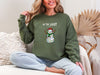 Be The Light Snowman Christmas Sweatshirt — Snowman with String Lights