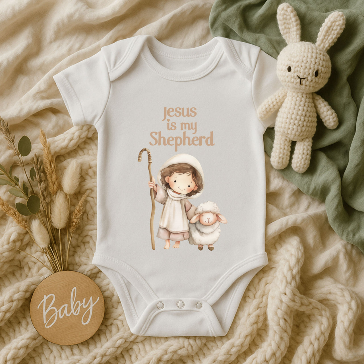 Jesus is My Shepherd Infant Onesie