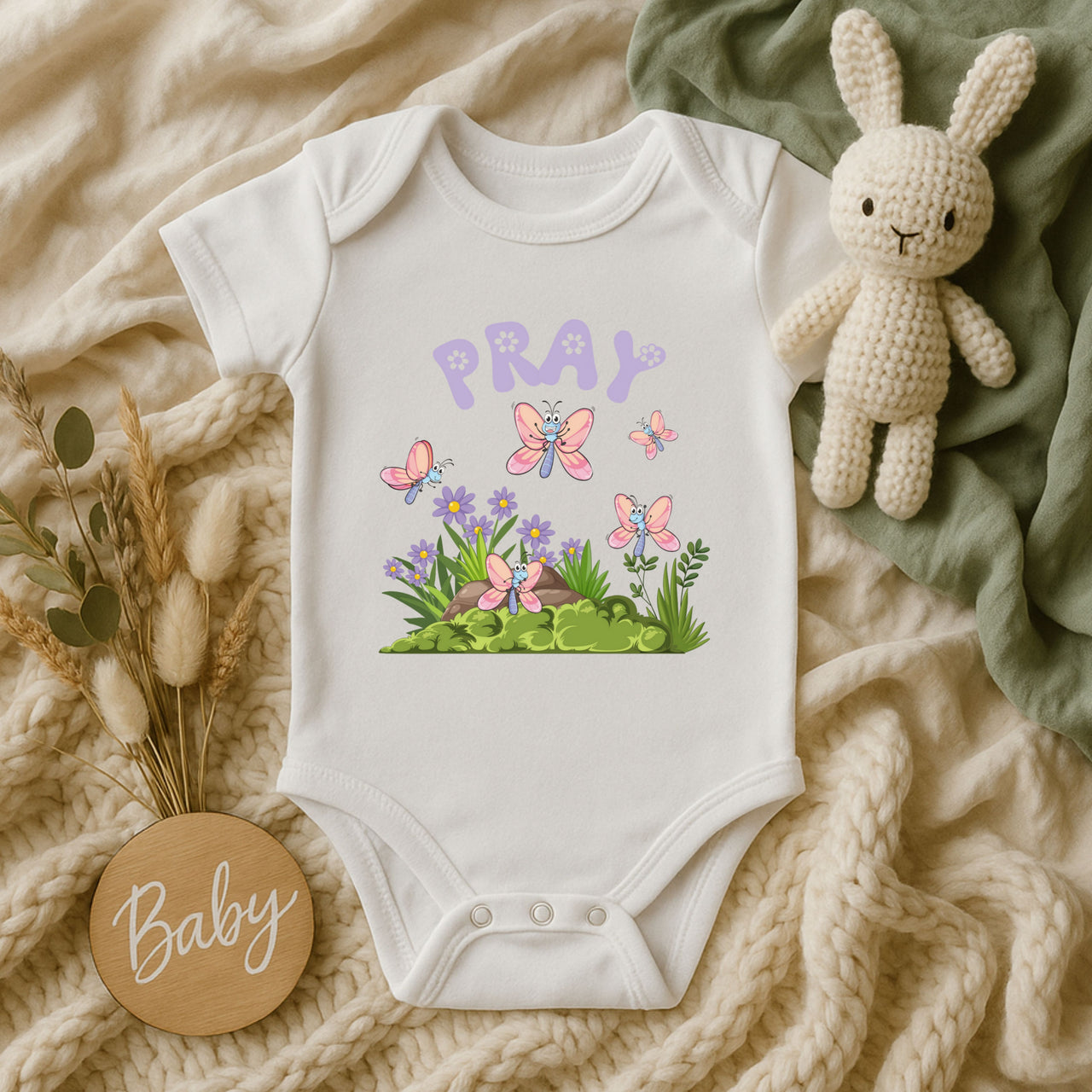 Pray Infant Onesie