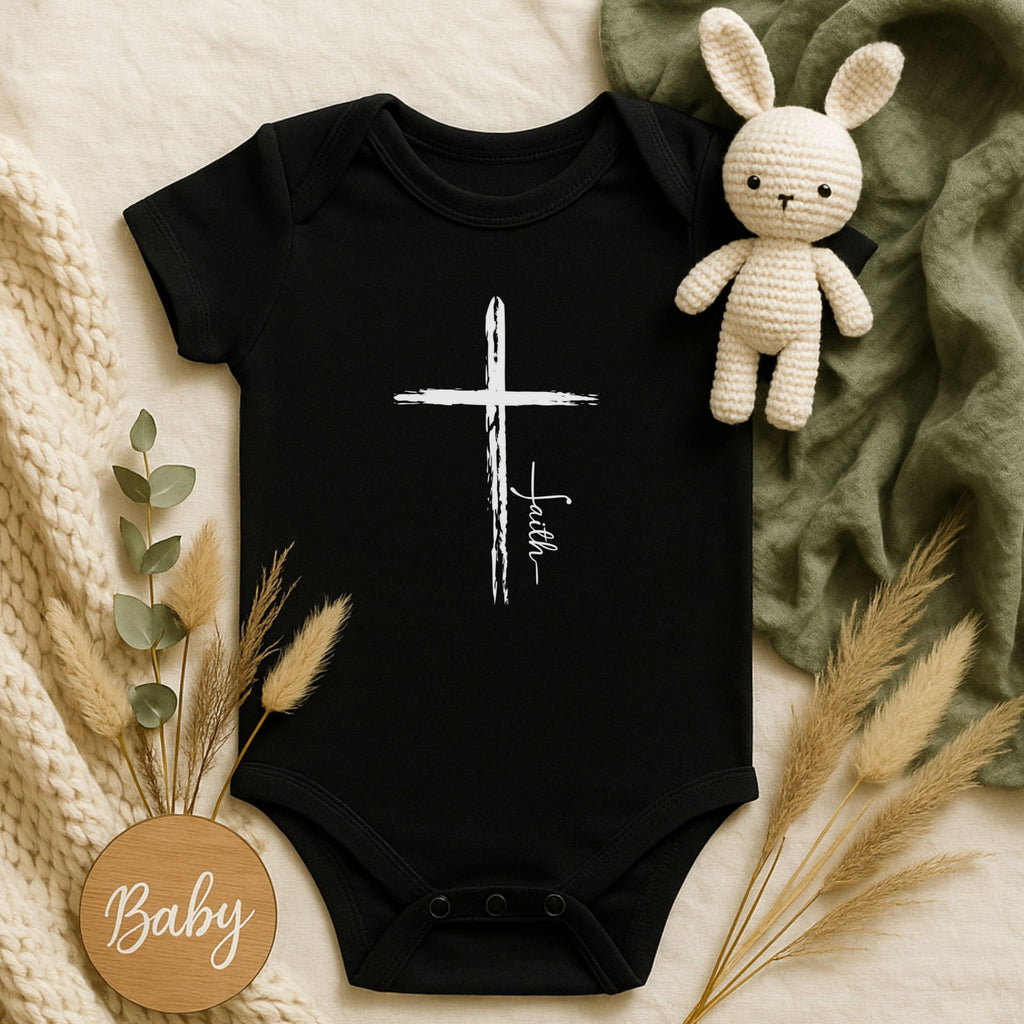 Cross With Faith Infant Onesie