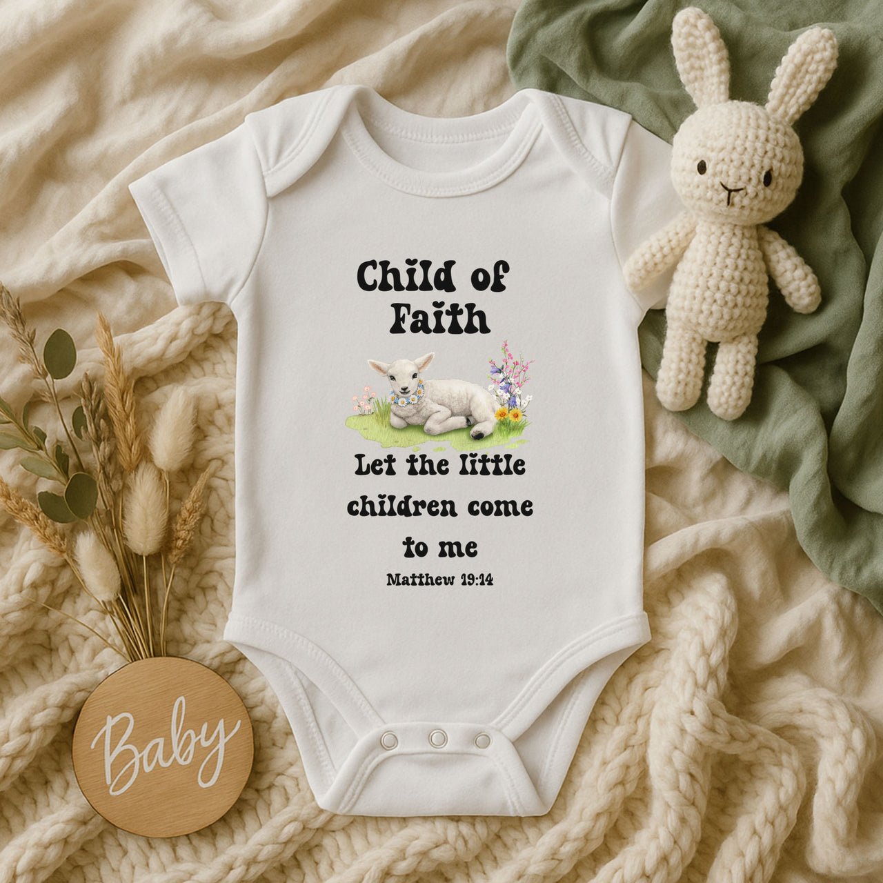 Child of Faith infant Onesie