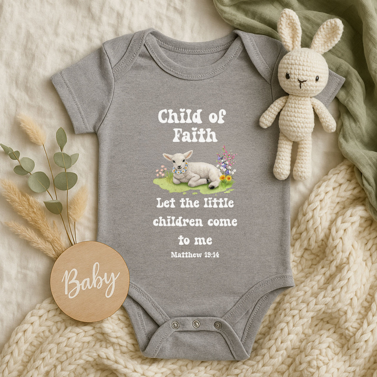 Child of Faith infant Onesie