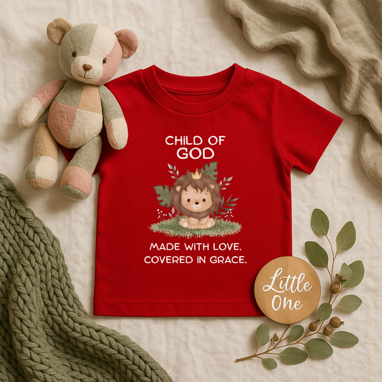 Child of God Lion Cub Infant Tee