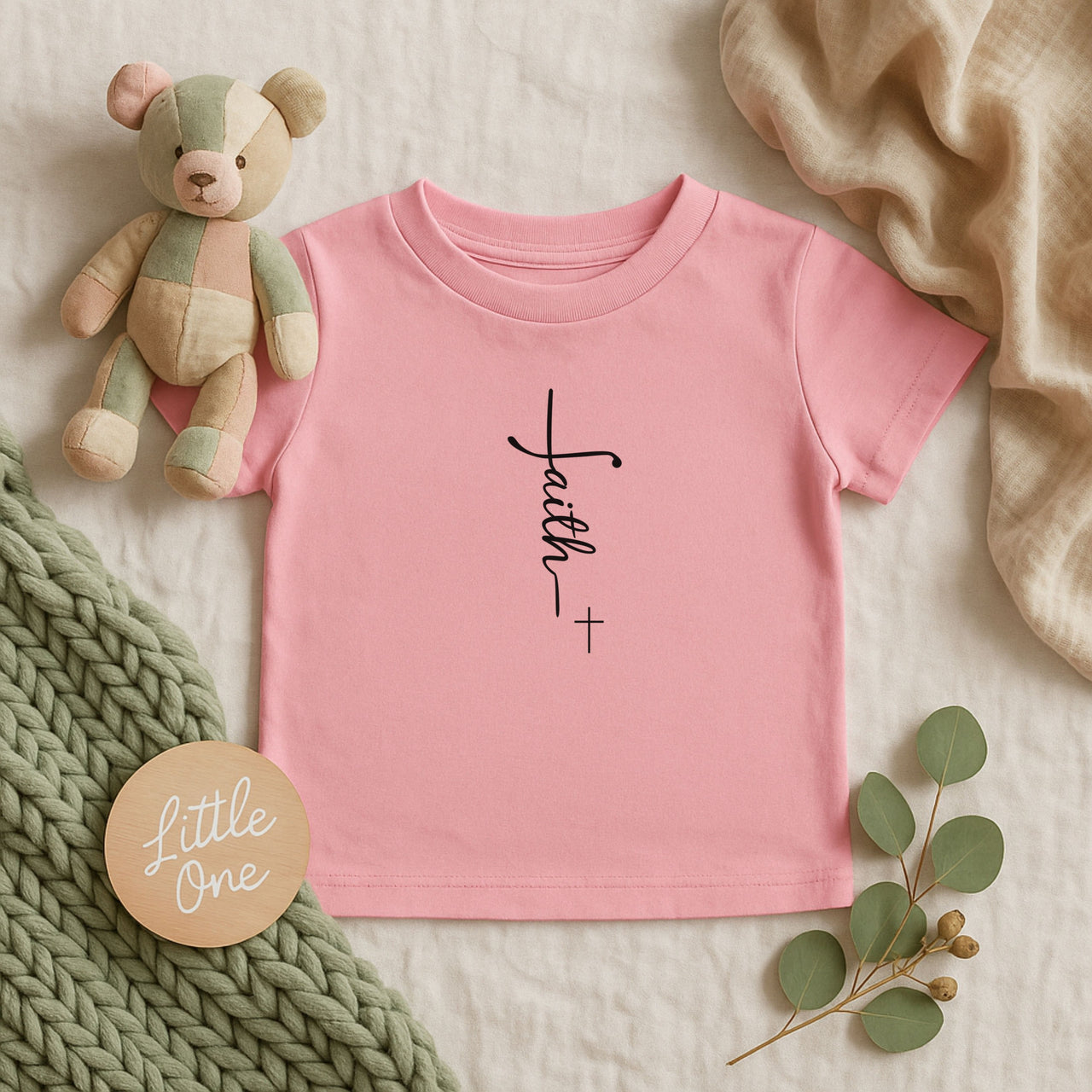 Faith + Cross Infant Tee