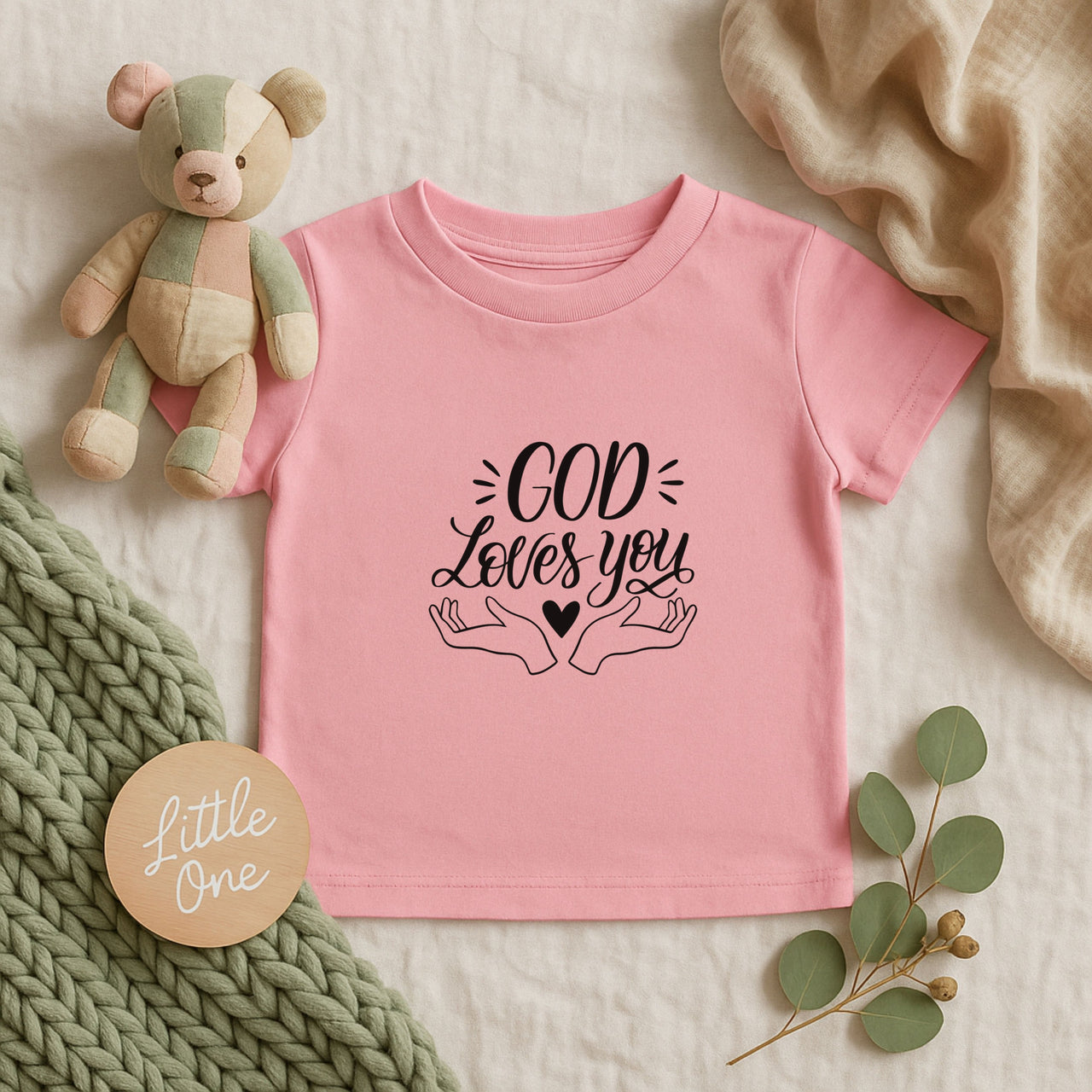 God Loves You Infant Tee