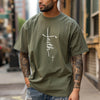 Faith + Cross Unisex Relaxed Fit T-Shirt