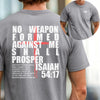 Isaiah 54:17 No Weapon Formed Against Me Unisex Relaxed Fit T-Shirt