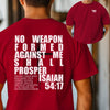 Isaiah 54:17 No Weapon Formed Against Me Unisex Relaxed Fit T-Shirt