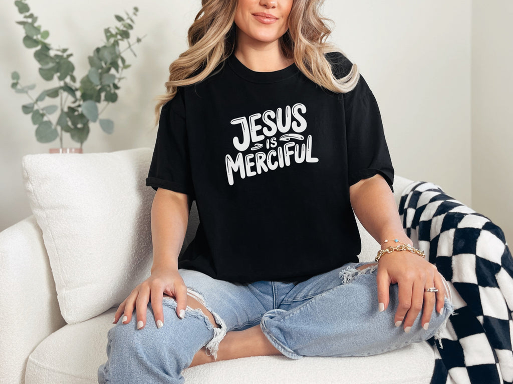 Jesus is Merciful Unisex Relaxed Fit T-Shirt