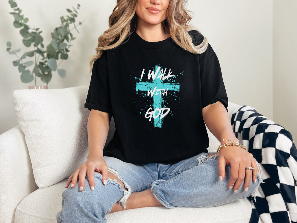 I Walk With God Unisex Relaxed Fit T-Shirt