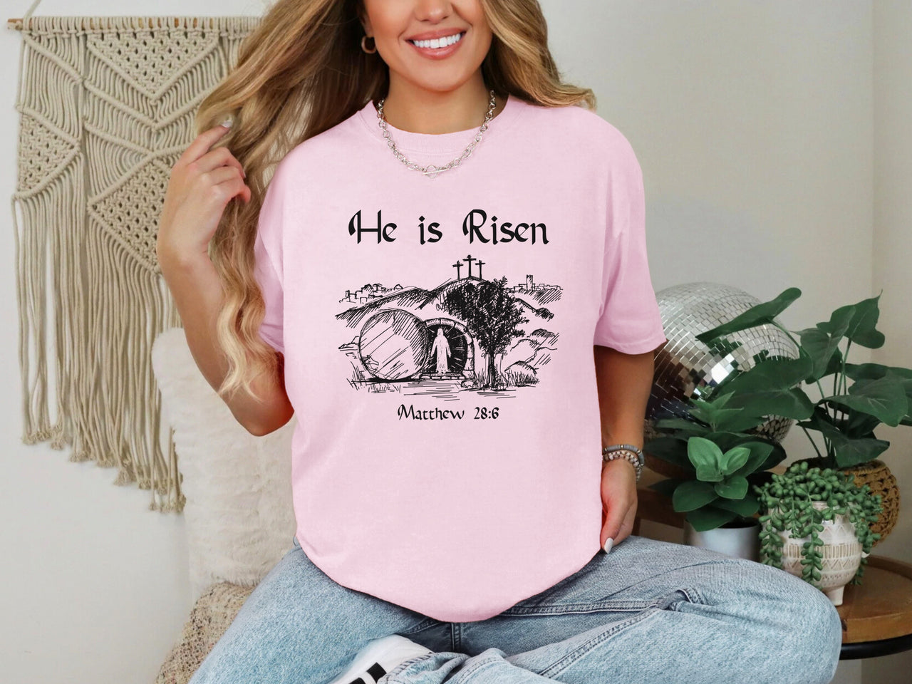 He is Risen Unisex Relaxed Fit T-Shirt