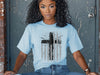Flag With Cross Faith Unisex Relaxed Fit T-Shirt
