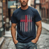 Flag With Cross Faith Unisex Relaxed Fit T-Shirt
