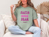 Faith Over Fear Pink Unisex Relaxed Fit T-Shirt