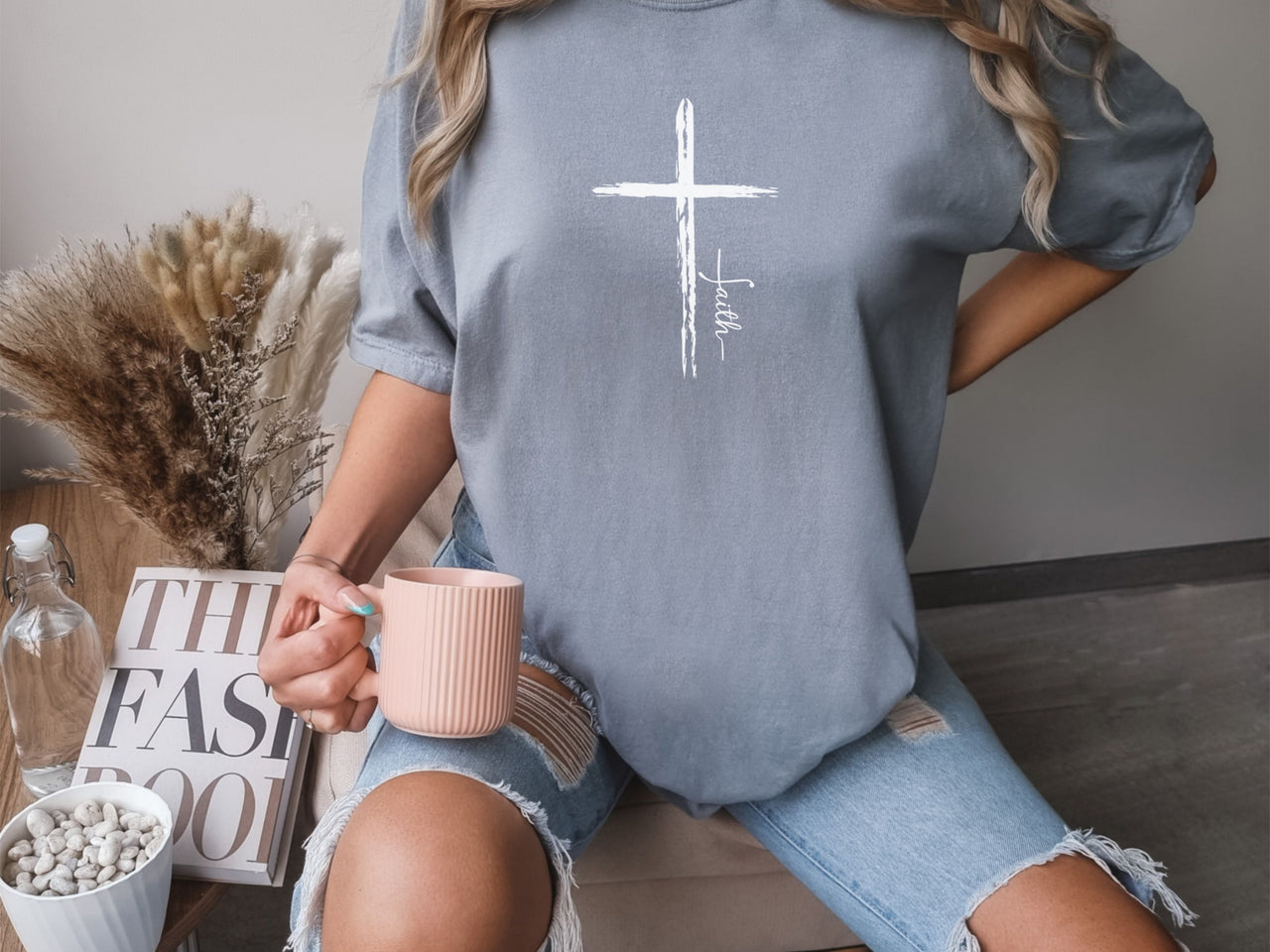 Cross With Faith Unisex Relaxed Fit T-Shirt