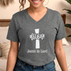 Believe Jesus Is Lord Unisex V-Neck T-Shirt
