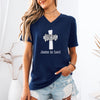 Believe Jesus Is Lord Unisex V-Neck T-Shirt