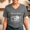 He is Risen Unisex V-Neck T-Shirt