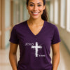 Jesus is King Unisex V-Neck Tee