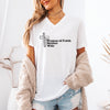 Woman of Faith, Mother, Wife V-Neck T-Shirt