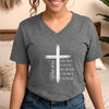 You Are Known, Loved, Worthy, Chosen, Enough Unisex V-Neck T-Shirt