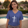 You Are Known, Loved, Worthy, Chosen, Enough Unisex V-Neck T-Shirt