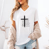 You Are Known, Loved, Worthy, Chosen, Enough Unisex V-Neck T-Shirt