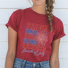 Freedom, Family & Faith Patriotic Youth T-Shirt