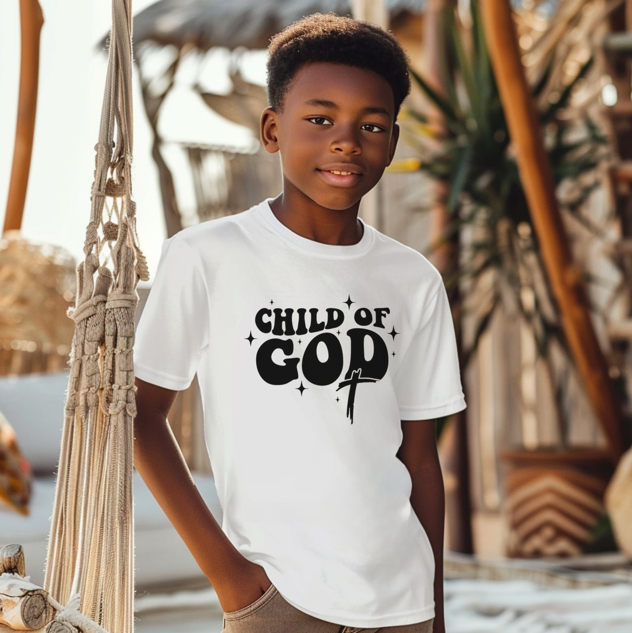 Child of God Unisex Youth Short Sleeve T-Shirt