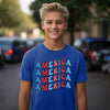 America Patriotic Youth T-Shirt