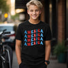 America Patriotic Youth T-Shirt