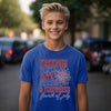 Freedom, Family & Faith Patriotic Youth T-Shirt