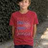 Freedom, Family & Faith Patriotic Youth T-Shirt